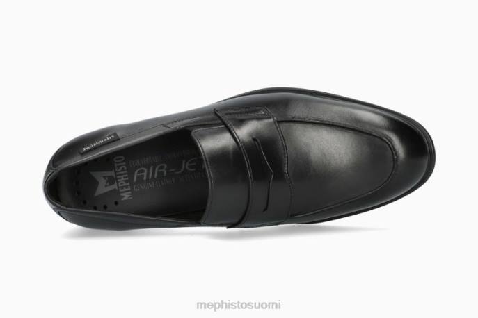 miehet V082539 kurtis musta Mephisto luistaa päälle