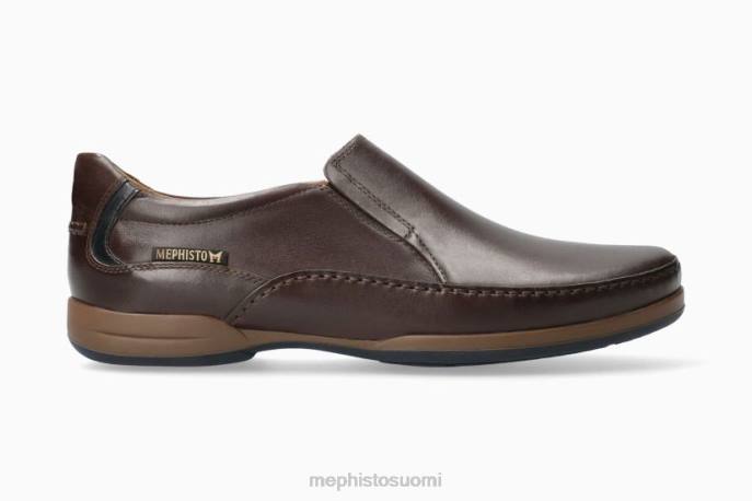 miehet V082546 roby ruskea Mephisto luistaa päälle