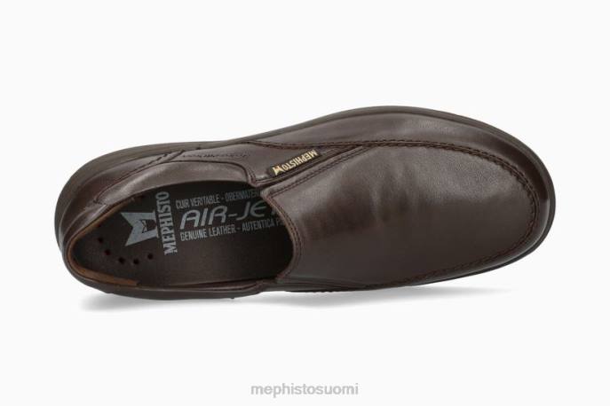 miehet V082630 davy tumman ruskea Mephisto luistaa päälle