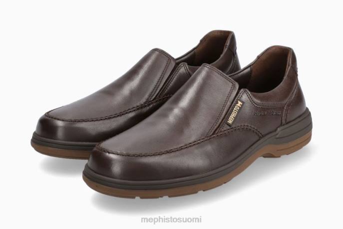 miehet V082630 davy tumman ruskea Mephisto luistaa päälle