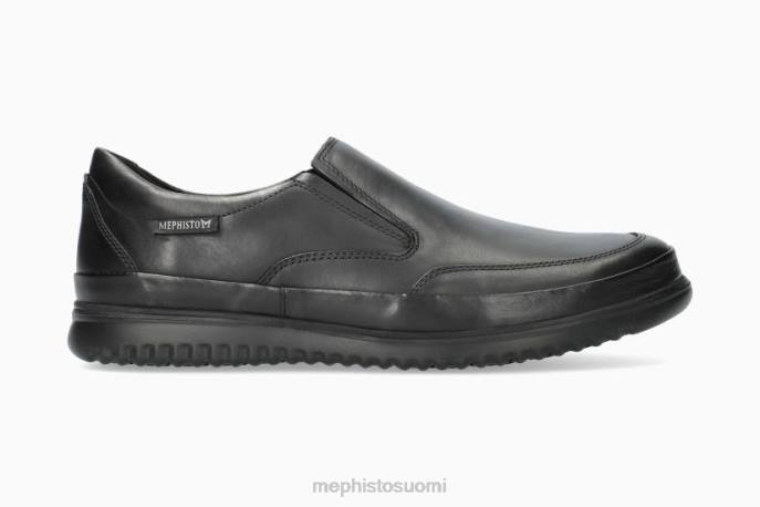 miehet V082633 kaksikko musta Mephisto luistaa päälle