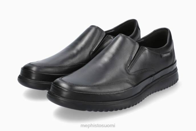 miehet V082633 kaksikko musta Mephisto luistaa päälle