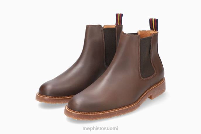 miehet V082651 pasko tumman ruskea Mephisto saappaat