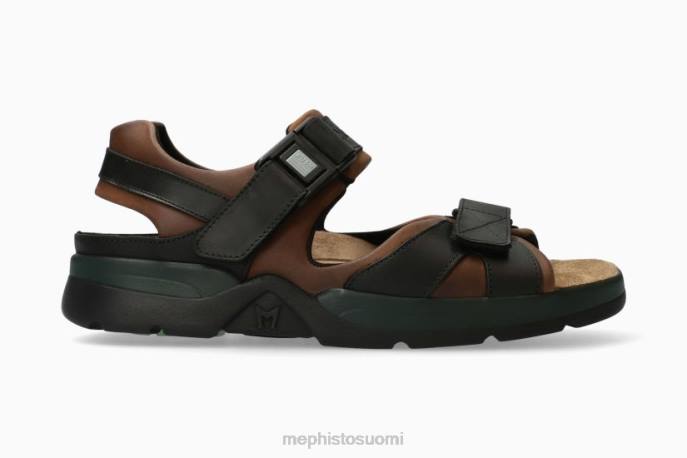 miehet V082557 hain istuvuus tumman ruskea Mephisto sandaalit