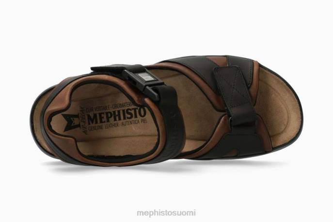miehet V082557 hain istuvuus tumman ruskea Mephisto sandaalit