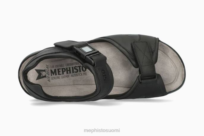 miehet V082558 hain istuvuus musta Mephisto sandaalit