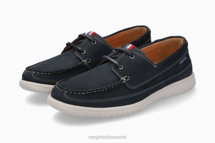 miehet V082547 trevis yön sininen Mephisto vene kengät