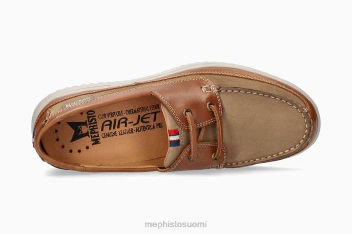 miehet V082549 trevis taupe Mephisto vene kengät