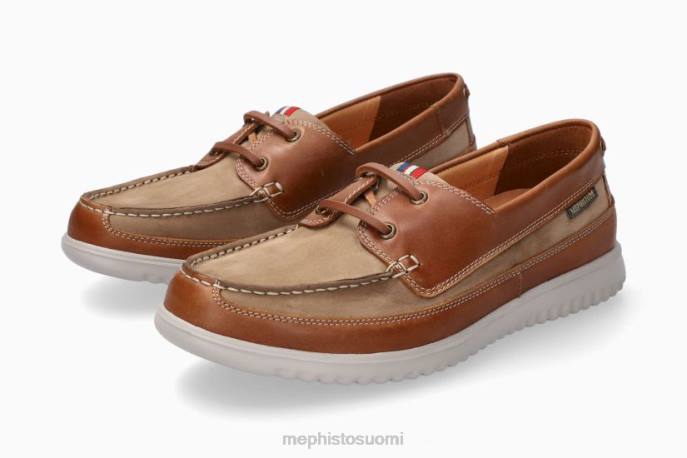 miehet V082549 trevis taupe Mephisto vene kengät