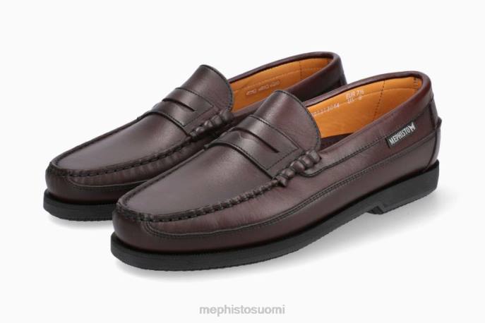 miehet V082553 cap vert viiniä Mephisto vene kengät
