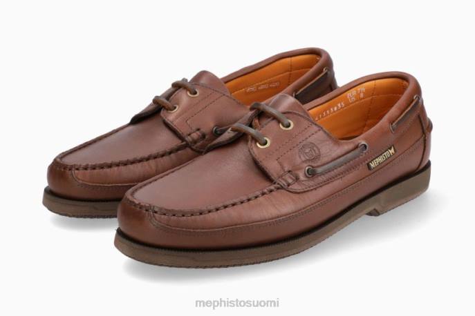 miehet V082555 hurrikaani tumman ruskea Mephisto vene kengät