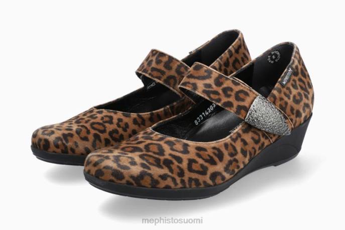 naiset V082316 kimona tumman ruskea Mephisto asuntoja