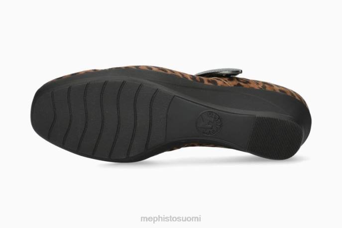 naiset V082316 kimona tumman ruskea Mephisto asuntoja