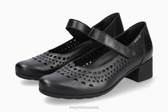 naiset V082105 gilia perf musta Mephisto korkokengät