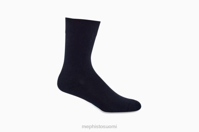 naiset V082431 puuvillainen sukka musta Mephisto sukat