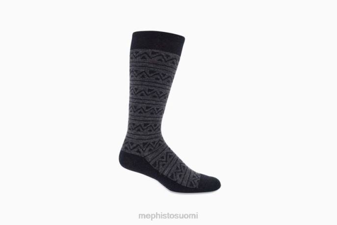 naiset V082439 heimojen sukka puuhiili/blk Mephisto sukat