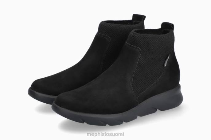 naiset V082345 kyreeni musta Mephisto saappaat
