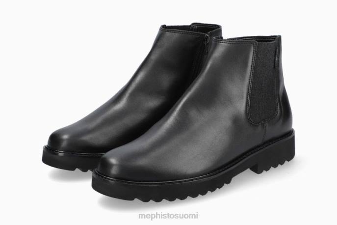 naiset V082356 silva musta Mephisto saappaat
