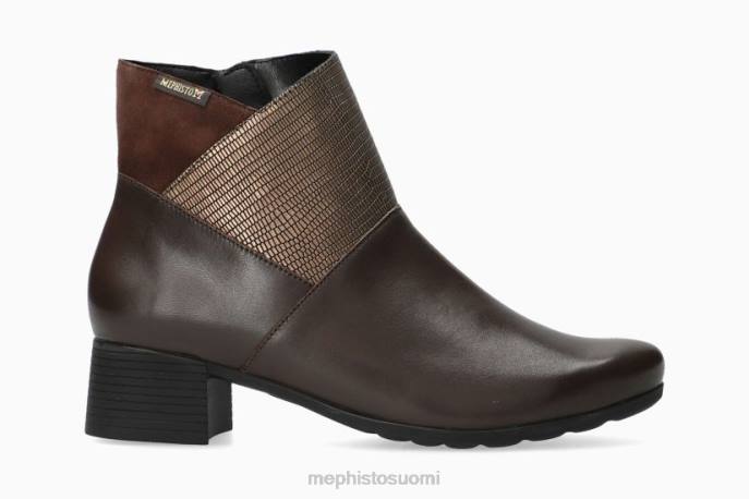 naiset V082362 garita tumman ruskea Mephisto saappaat