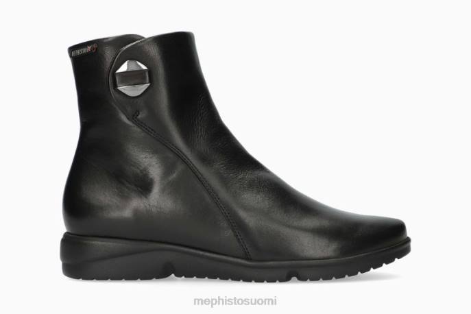 naiset V082370 sataa musta Mephisto saappaat