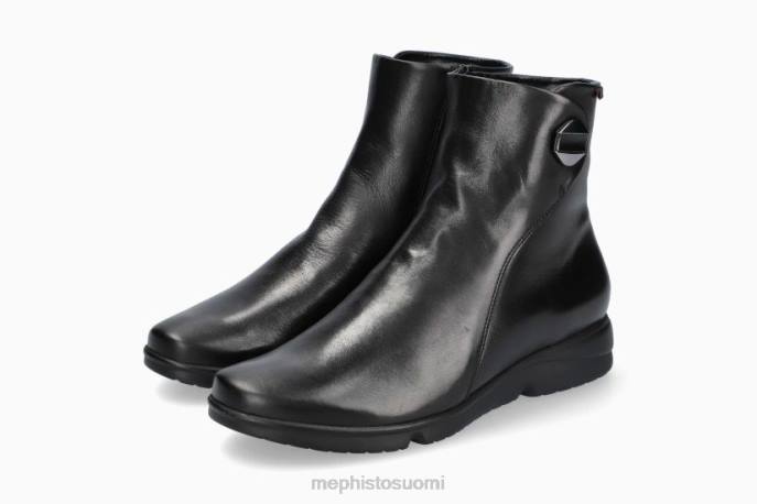 naiset V082370 sataa musta Mephisto saappaat