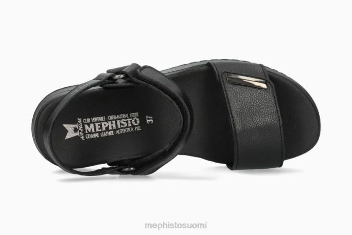 naiset V082101 jeanie musta Mephisto sandaalit