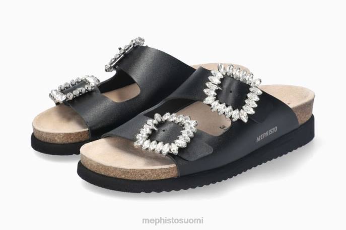 naiset V082102 hazina musta Mephisto sandaalit