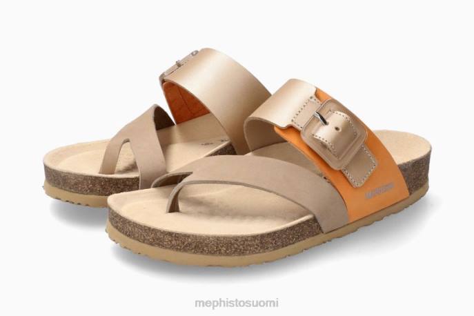 naiset V082116 madeline vaalea taupe Mephisto sandaalit