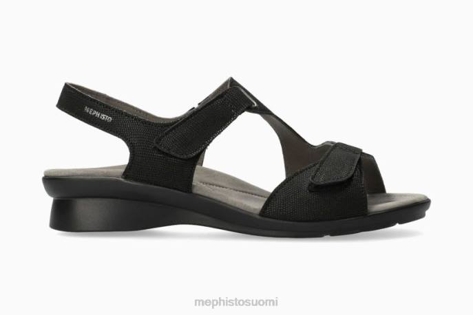 naiset V082122 Pariisi musta Mephisto sandaalit