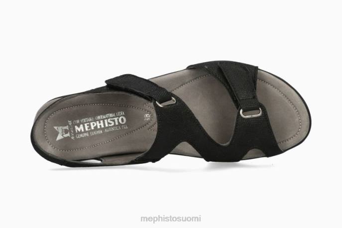 naiset V082122 Pariisi musta Mephisto sandaalit