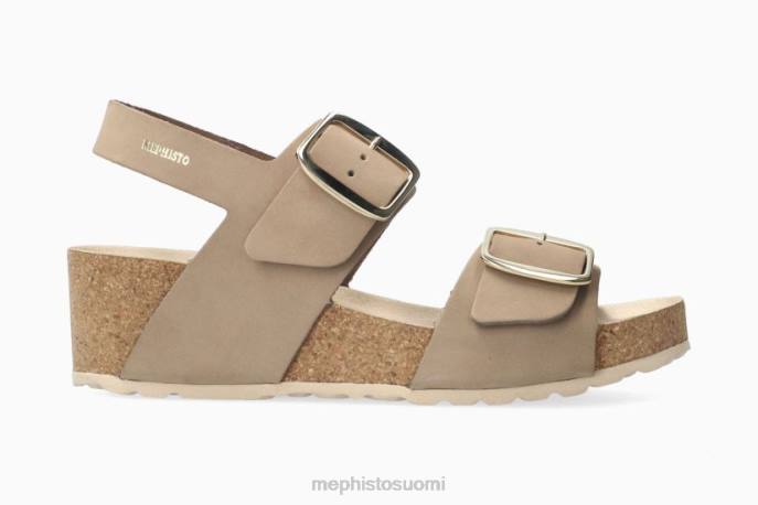 naiset V082123 violett vaalea taupe Mephisto sandaalit