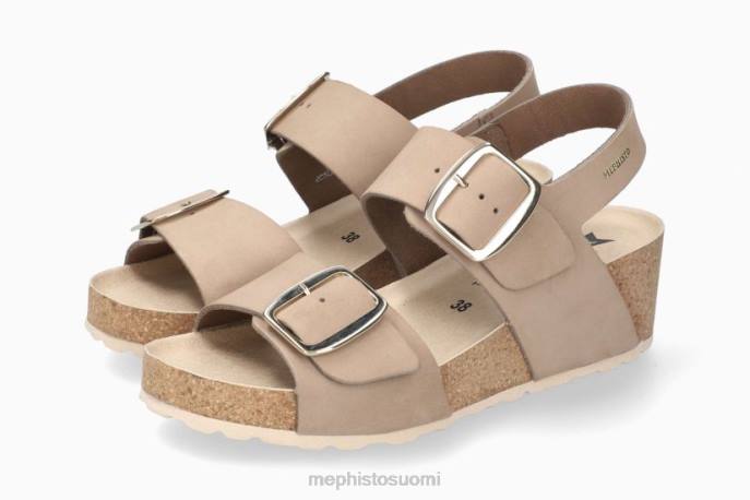 naiset V082123 violett vaalea taupe Mephisto sandaalit