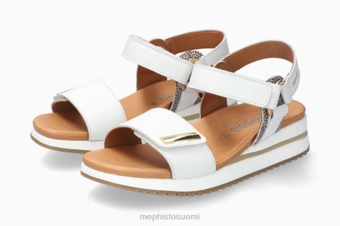 naiset V08212 jeanie valkoinen Mephisto sandaalit
