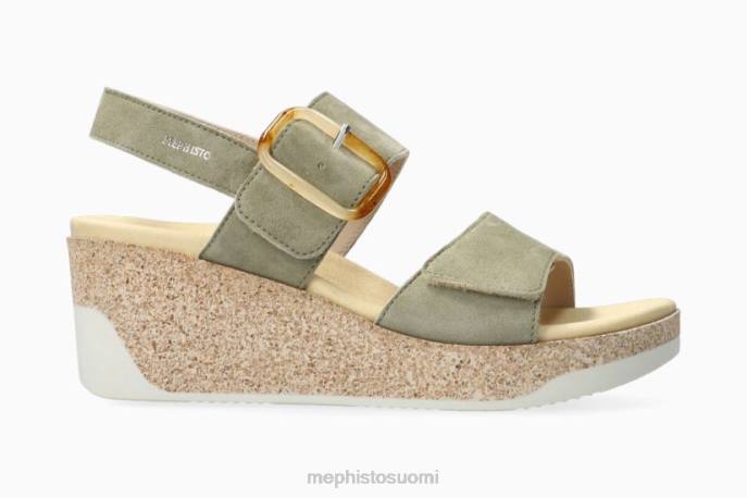 naiset V082133 giulia vaalea khaki Mephisto sandaalit