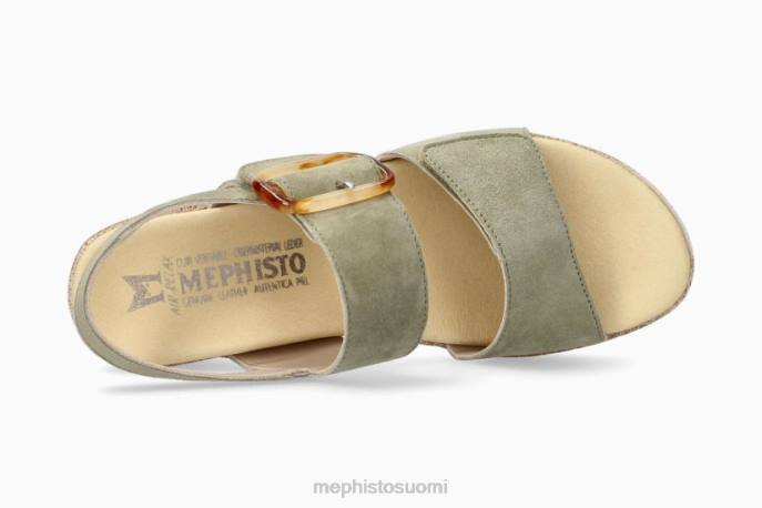 naiset V082133 giulia vaalea khaki Mephisto sandaalit