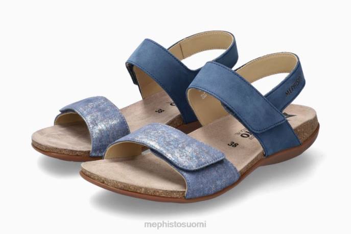 naiset V082138 agave denim Mephisto sandaalit