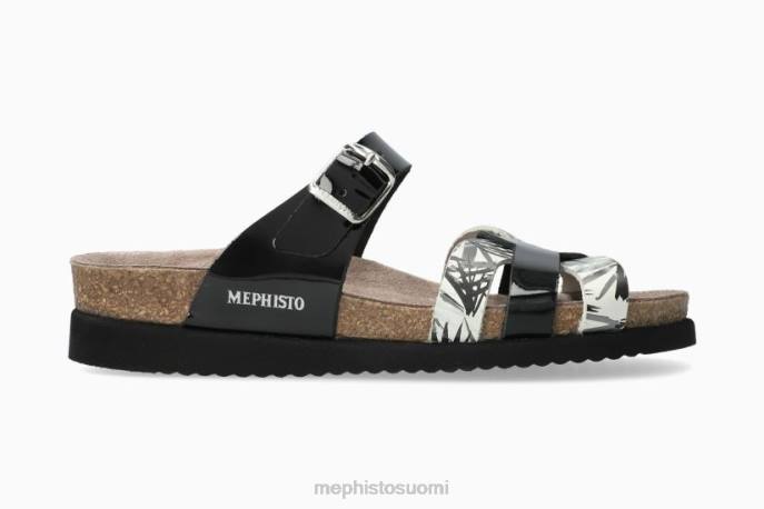 naiset V082143 helma musta Mephisto sandaalit