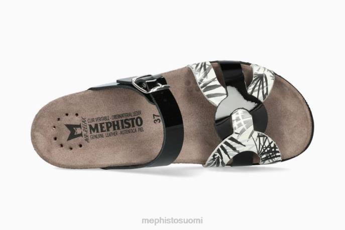 naiset V082143 helma musta Mephisto sandaalit