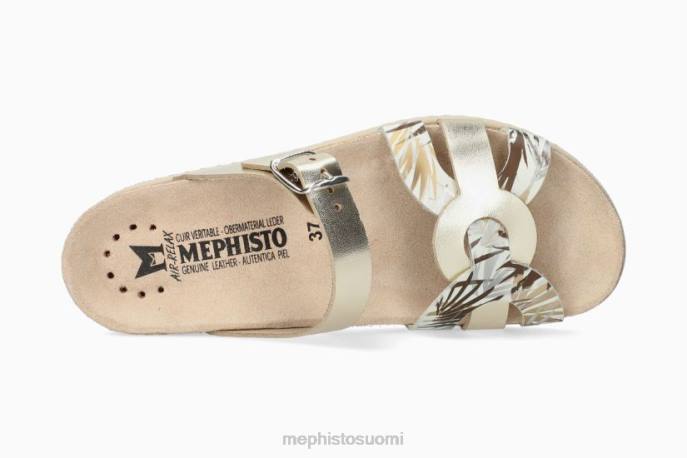 naiset V082146 helma kulta Mephisto sandaalit