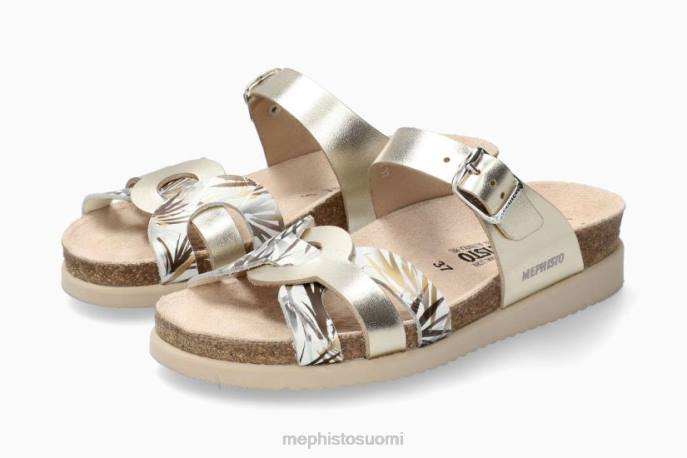 naiset V082146 helma kulta Mephisto sandaalit