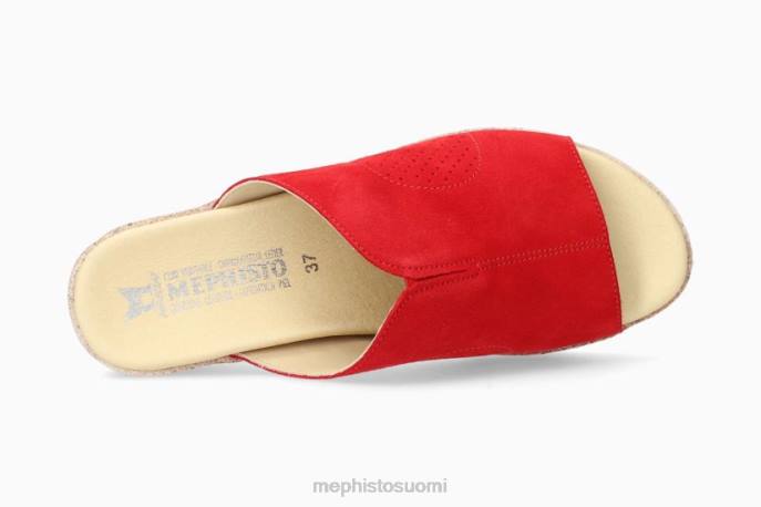 naiset V082159 giuletta helakanpunainen Mephisto sandaalit