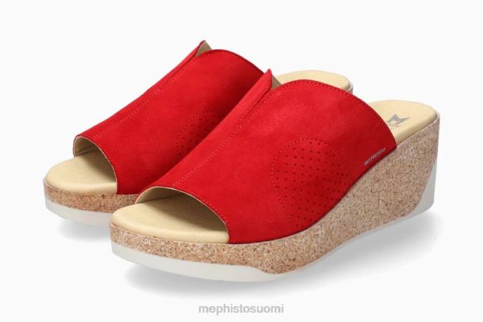 naiset V082159 giuletta helakanpunainen Mephisto sandaalit