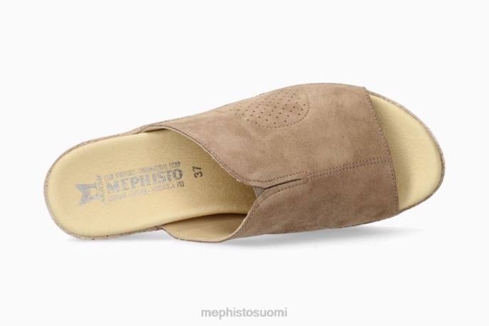 naiset V082160 giuletta vaalea taupe Mephisto sandaalit
