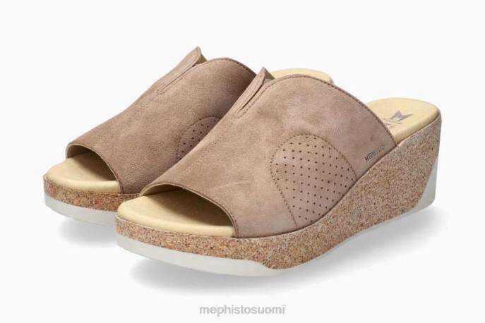 naiset V082160 giuletta vaalea taupe Mephisto sandaalit