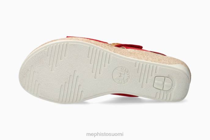 naiset V082161 giulia helakanpunainen Mephisto sandaalit