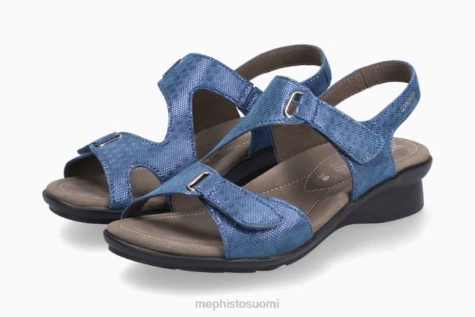 naiset V082165 Pariisi farkut siniset Mephisto sandaalit