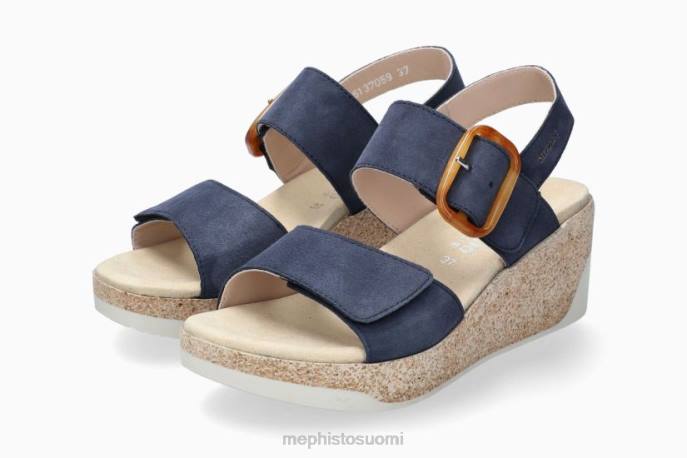 naiset V082169 giulia farkut siniset Mephisto sandaalit