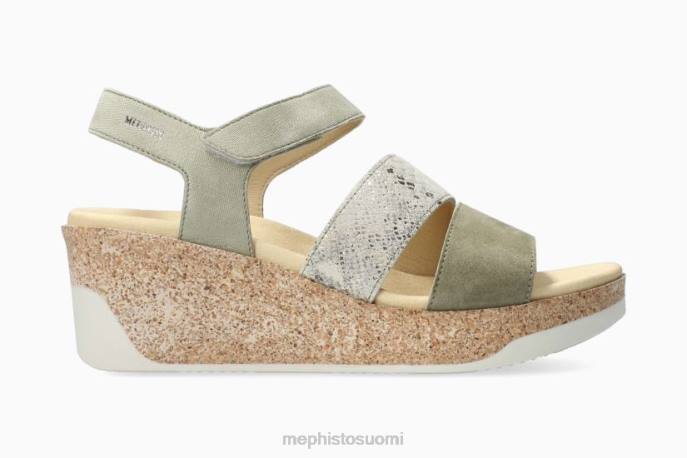 naiset V082173 gianna vaalea khaki Mephisto sandaalit