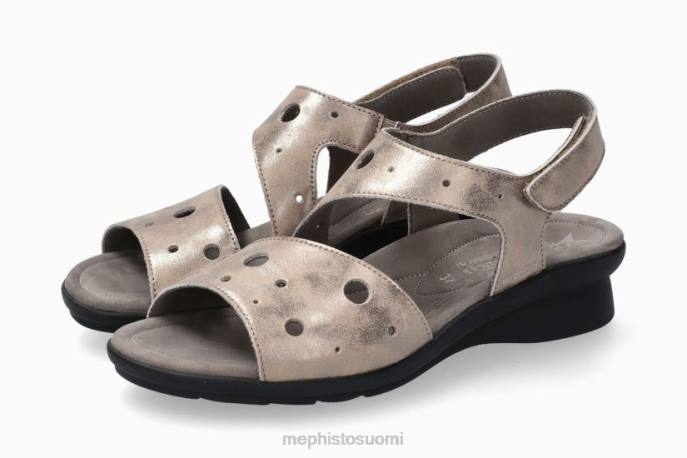 naiset V082176 phiby perf tumma taupe Mephisto sandaalit