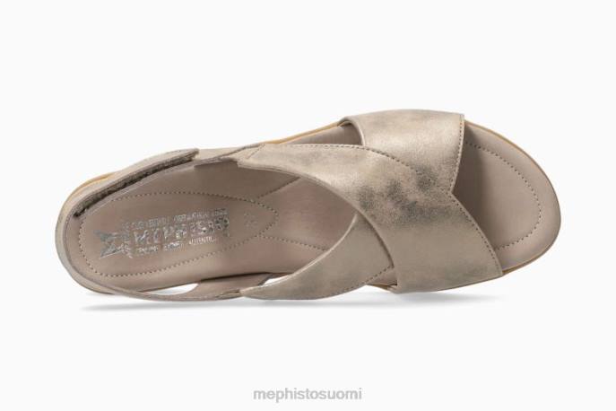 naiset V082180 phara tumma taupe Mephisto sandaalit